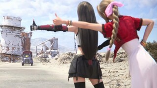 [FF7re] / 4K Alice Tifa CG, cây cầu cổ điển