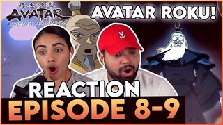 AANG MEETS ROKU! - Avatar The Last Airbender Episode 8-9 Reaction