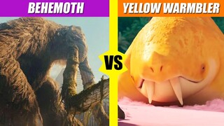 Titanus Behemoth vs Giant Yellow Warmbler (Sea Beast) | SPORE