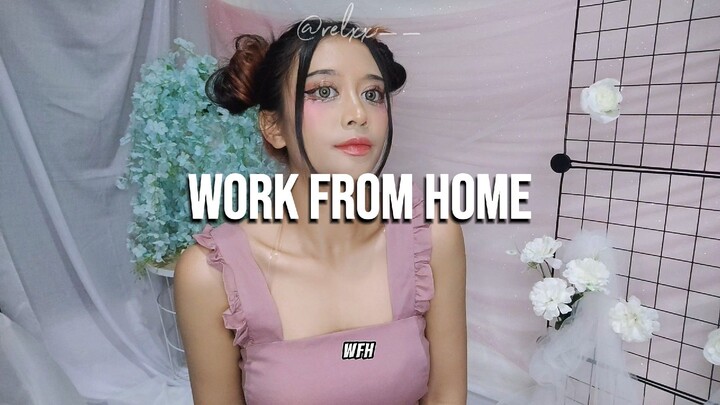 work from home ala Onee-san 😋