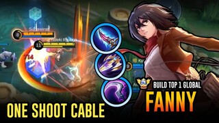 FANNY CRAZY DAMAGE !! BUILD TOP 1 GLOBAL FANNY - MOBILE LEGENDS