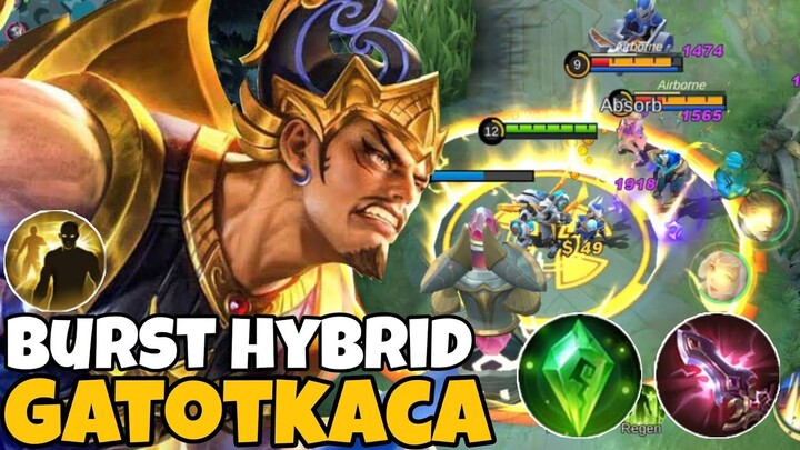 Gatotkaca Brutal Damage!! Burst Hybrid Build - Top Global Gatotkaca Gameplay