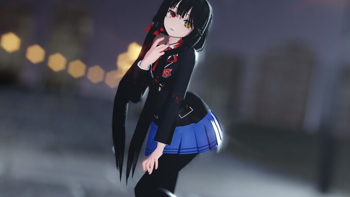 【ความท้าทาย·MMD】7Rings-School Uniform Crazy Three