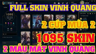 [LMHT] REVIEW ACC 400USD | FULL SKIN VINH QUANG - CÚP MÙA 2 - MẮT VINH QUANG | THÔNG TIN CỰC ĐẸP