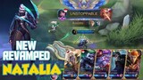 NEW REVAMPED NATALIA SKILLS GUIDELINES AND BUILD | NATALIA GAMEPLAY | MOBILE LEGENDS