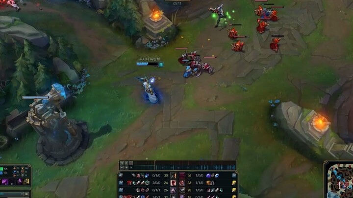 JAG Kuzan - Kassadin vs Lucian - SKT T1 Wolf, Highlight tay chơi Hàn quốc