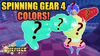 Gear 4 Colors Showcase in A One Piece Game