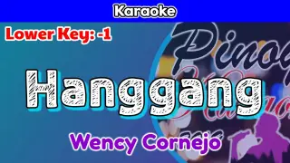 Hanggang by Wency Cornejo (Karaoke : Lower Key : -1)