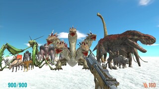 Survive with All Units in Frost Lands. Animal Revolt Battle Simulator