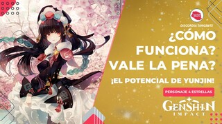 ¡NO VAS A CREER como MEJORA el DAÑO de tu EQUIPO con YUNJIN! ► SUPPORT para BASICOS | Genshin Impact