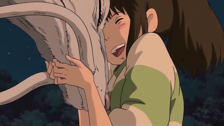 [ Spirited Away ][1080P/60fps]Little Chihiro close-up high-definition writing seamless mixed-cut col