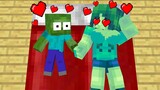 Monster School : ZOMBIE BOY AND FAMILY TROUBLES - minecraft animation