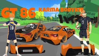 GT 86 BODYKIT KARMA || HAIKYUU!! LIVERY || FRL INDONESIA