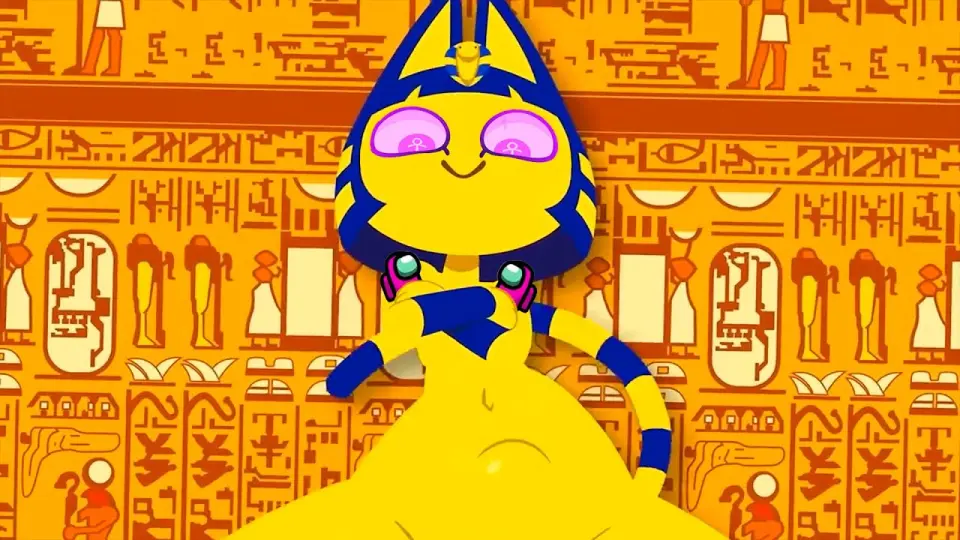 animal crossing egyptian cat video link