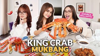 KING CRAB MUKBANG + JUICY Q&A WITH ANDREA BRILLANTES | IVANA ALAWI