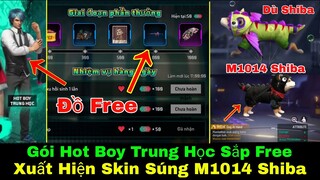 [Free Fire]/Sự Kiện Bộ Đôi Bất Ổn Free Skin Súng?Xuất Hiện Skin Súng M1014 Shiba Cực Ngầu