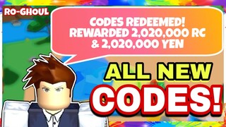 ALL NEW *WORKING* YEN & RC CODES IN RO-GHOUL | NEW UPDATES [ROBLOX]