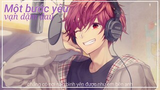 MỘT BƯỚC YÊU,VẠN DẶM ĐAU - remix [ lyrics video music ]