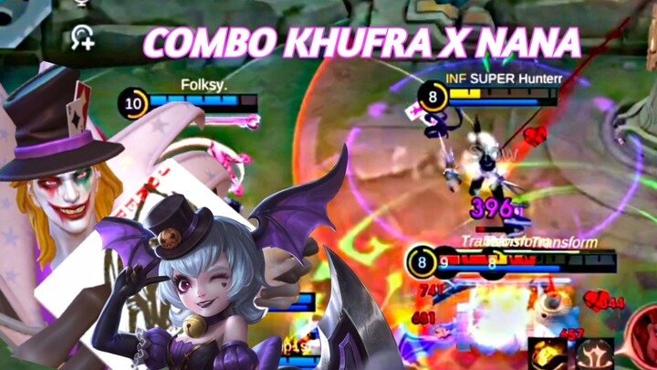 COMBO MAUT KHUFRA X NANA | MLBB