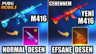 😱 CEHENNEM M416 DESENİ | YENİ EFSANE M416 | YENİ SARI ÖĞE YÜKSELTİLEBİLİR SET | PUBG MOBILE 2.0