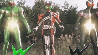 Kamen Rider W menggabungkan lima transformasi teatrikal menjadi satu, dan saya sangat berterima kasi