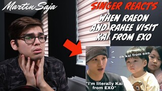 SINGER REACTS when Raeon and Rahee visit Kai from EXO | Martin Saja