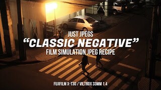 CLASSIC NEGATIVE Film Simulation Recipe Street Photography POV // Fujifilm X-T30 + Viltrox 33mm 1.4