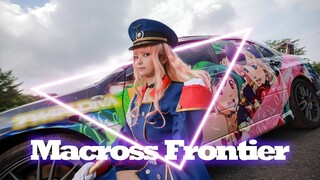 The Triangler Sheryl, Ranka and Alto | Macross Frontier Itasha and Cosplay MV | Itasha STANCE