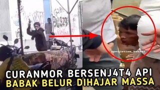 Detik Detik Curanmor Bersenpi Babak Belur Dihakimi Massa