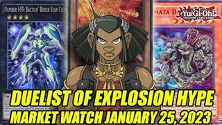 Duelist Of Explosion Hype! Yu-Gi-Oh! Market Watch January 25, 2023