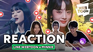 [ เว็บตูน 555 ] REACTION LINE WEBTOON x MINNIE จากทีมงานไลน์เว็บตูน!