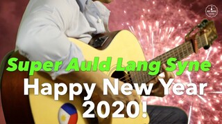 New Year 2020 Auld Lang Syne Instrumental guitar karaoke cover version