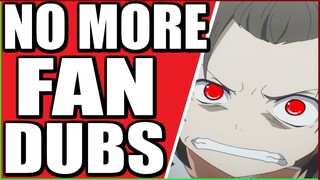 Voice actress' huge rant about Fan Dubs, not sure why she is so mad