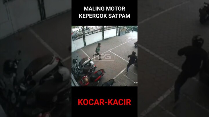 CURANMOR APES KETAHUAN PAK SATPAM