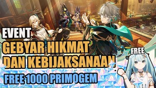 Event Gebyar Hikmat dan Kebijaksanaan FREE FARUZAN & 1000+ PRIMOGEM【Genshin Impact】