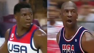 Anthony Edwards & MJ Olympics Team USA Moments Comparison!