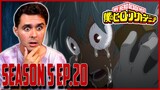 "THIS IS TRAUMA" My Hero Academia Season 5 Episode 20 Live Reaction!