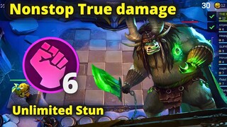 TRUE DAMAGE STUN ATTACK SPEED 3 IN 1 WRESTLER THAMUZ | MLBB MAGIC CHESS BEST SYNERGY COMBO TERKUAT