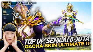 NEKAT TOP UP SENILAI 5 JUTA GACHA SKIN ULTIMATE BARU , HOKI BANGET SEKALI PENCET DAPAT - PUBG MOBILE