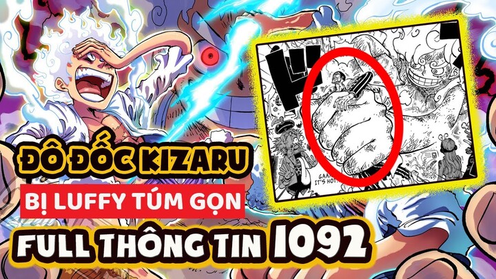 Thông Tin Chi Tiết One Piece Chapter 1092: Khá Sốc! Đô Đốc KIZARU Bị LUFFY Gear 5 Túm Gọn