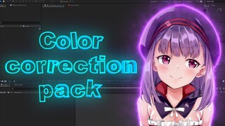 Color correction pack for after effects (FREE)