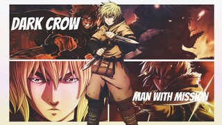 【Vietsub/lyrics】 Vinland saga opening 2 full by MAN WITH A MISSION 『Dark Crow』