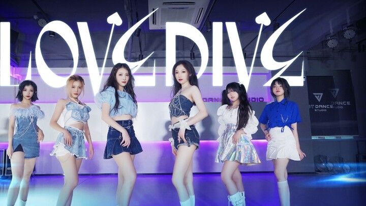 💙ชุดสูทสีน้ำเงิน💙 นักเรียนมัธยมปลายอายุ 18 ปี เต้นพลิกตัว♡LOVE DIVE♡
