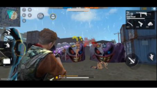 Random player call me noob free fire and I challenge room 1v3 _ Noo