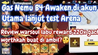 B4 in nemu halloween dan review warsoul labu, lanjut test Arena | Bleach Eternal Soul