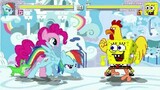 AN Mugen Request #2098: Rainbow Dash & Pinkie Pie VS Spongebob & Giant Chicken