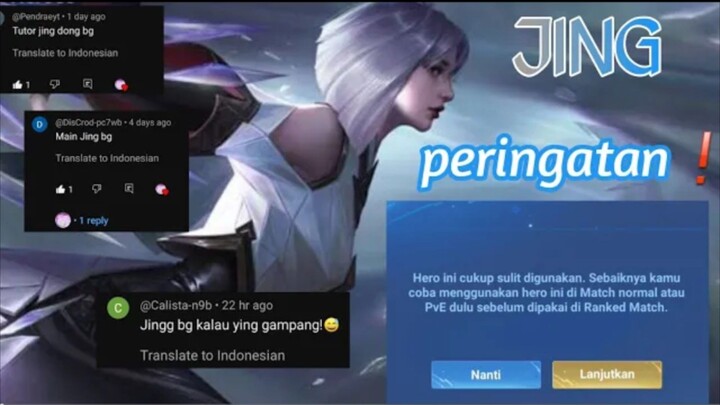 Honor Of Kings | gameplay JING jungle ❗tutorial hero jing honor of kings - hok