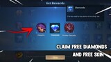 NEW EVENT! BUG CODE CLAIM FREE SKIN AND DIAMONDS! 2021 NEW EVENT | MOBILE LEGENDS