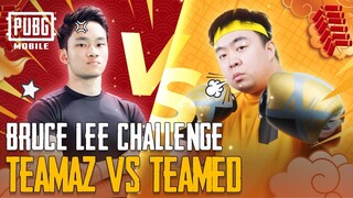 PUBG MOBILE | BRUCE LEE Challenge #TEAMAZ "Azka" VS #TEAMED "BOS BTR"