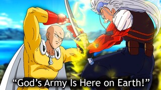 Saitama & The S-Class Fight God's Army! - One Punch Man Chapter 198